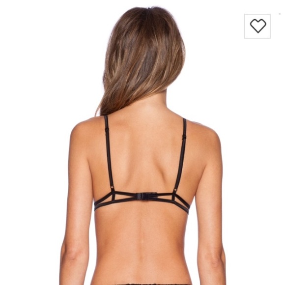 Lovers + Friends Black Fringe Bralette - Picture 4 of 7